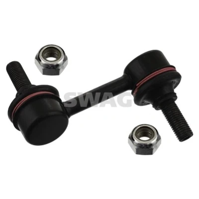 Imagen de SWAG 85 94 2100 Bieleta de suspensión Eje delantero, izquierda 70 M10 x 1,25 con tuerca autofijadora Acero negro HONDA: Accord 7 Tourer