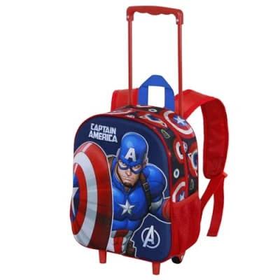 Imagen de Karactermania Marvel Captain america Patriot Small Trolley para niños, Talla: One Size, multicolour