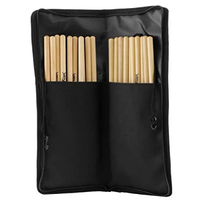 Imagen de Tiger DGB42 BK Bolsa para baquetas con ganchos de sujeción herrajes/tom suelo y asa transporte