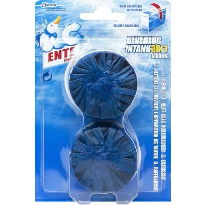 Imagen de Bluebloc Intank Tabs para inodoros con diseño de pato, mantener la frescura y limpieza, 1 unidad, 100 g