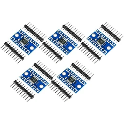 Imagen de TECNOIOT 5pcs TXS0108E 8 Channel Logic Level Converter TTL 3.3V 5V Bi Directional Convert Canales de Nivel Lógico bidireccional Módulo convertidor