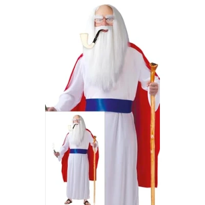 Imagen de FIESTAS GUIRCA Disfraz de Mago Druida Hombre Adulto Talla M 48 50