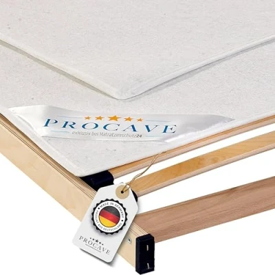 Imagen de PROCAVE, Protector somier Fieltro, Cubre Protector, colchón, Transpirable de Fieltro punzonado, Made in Germany, 160x200 cm