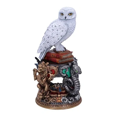 Imagen de Nemesis Now Figura Oficial de Harry Potter Hedwig 22 cm, Resina, Blanco