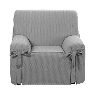 Imagen de Martina Home Capri Funda DE Sofa Lazos, Gris, 1 Plaza
