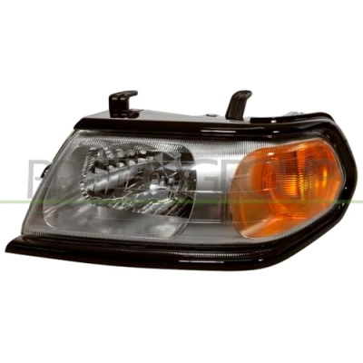 Imagen de PRASCO MB1584814 Faros izquierda H4 cromo/negro sin servomotor para reg. alcance luces MITSUBISHI: Pajero Sport 1 SUV