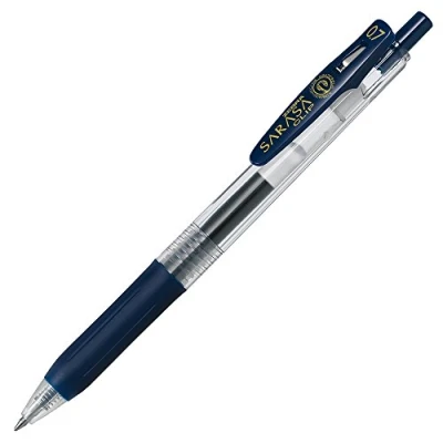 Imagen de 10pcs Zebra Sarasa JJB15 0.7mm Gel Ink Pen (Box Set) Blue Black