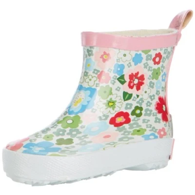Imagen de Playshoes Botas De Goma Medio Eje, lluvia Unisex niños, Flores, 26 EU
