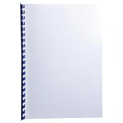 Imagen de Exacompta 2751C Lote de 100 cubiertas/cartulinas dossiers, A4, color blanco tela