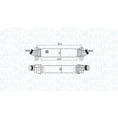 Imagen de MAGNETI MARELLI 351319204970 Intercooler FORD: MONDEO 3 Kombi,