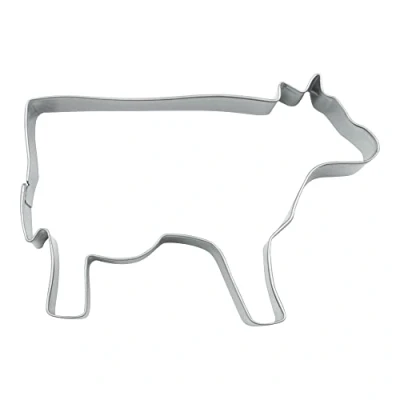 Imagen de BekkiB cortador de galletas &quot;vaca&quot; aprox. 8 cm, acero inoxidable, apto para lavavajillas 880731