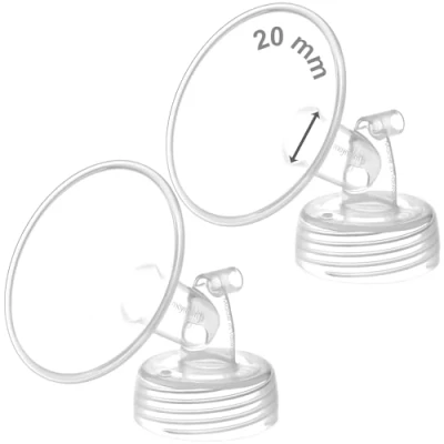 Imagen de Maymom Parte de la bomba cuello ancho para bombas Spectra S1/S2; Brida boca ancha; no original; Reemplaza Shield (20 mm dos flanges)