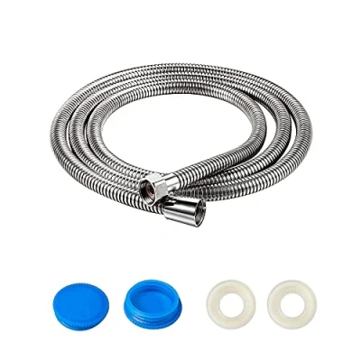 Imagen de YEYIT Manguera De Ducha Universal Anti pliegue Tubo Flexible 2m Prueba Fugas Flexo Acero Inoxidable Con 2 Arandelas Para Reemplazo
