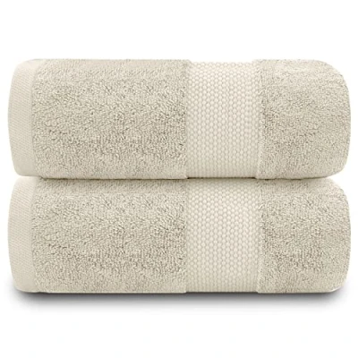 Imagen de GC GAVENO CAVAILIA Juego de Toallas baño Suaves 2 algodón Egipcio Colección Hotel 700 gm2 Juegos absorbentes Agua Crema 70 x 125 cm