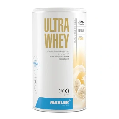 Imagen de Maxler Ultra Whey Proteina Proteinas para Masa Muscular Isolate Helado de Vainilla 300g