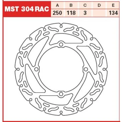 Imagen de Disco de freno TRW MST304, 1 Pieza