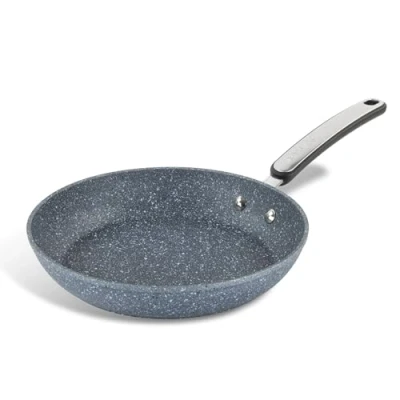 Imagen de Scoville Expert Neverstick+ Sartén antiadherente de 24 cm, mango suave al tacto, apta para todas las cocinas, sin PFOA, aluminio calibre grueso, gris grafito