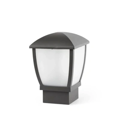 Imagen de Faro Barcelona 75001 WILMA Sobremuro, 100W, aluminio inyectado y policarbonato translucido, color gris (bombilla no incluida)