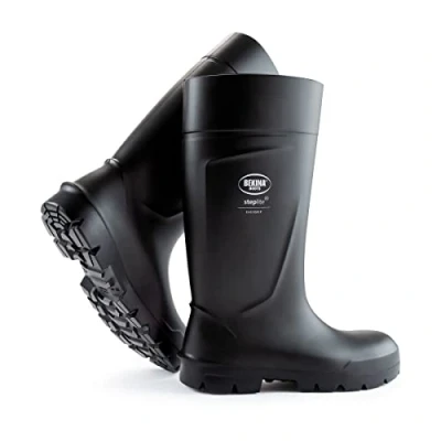 Imagen de Botas de Seguridad, Masculinas, con Puntera y Suela Seguridad Acero, Incl. Plantilla para pies Calientes Secos, Negras, EU 44