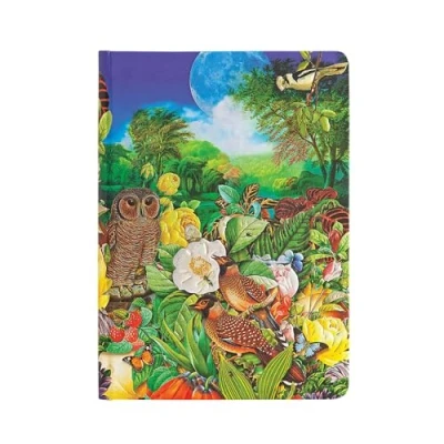 Imagen de Paperblanks Cuadernos de Tapa Dura Jardín Luna Liso. Midi (130 x 180 mm) (Nature Montages)