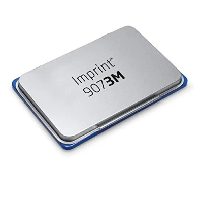 Imagen de Trodat 9073M 9072M Tampón (metal, 12,5 x 8 cm), color azul