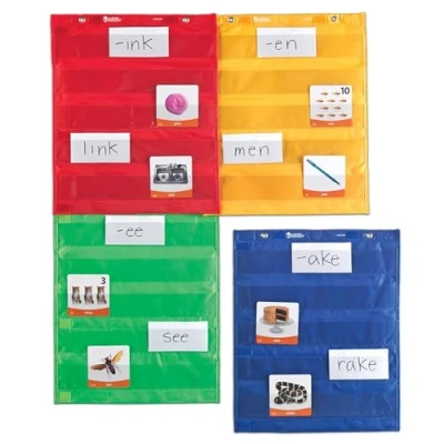 Imagen de Learning Resources Módulos de Panel Bolsillos magnéticos (Set 4) Color (LER2384)