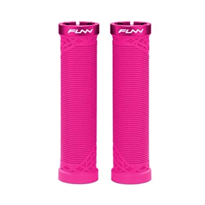 Imagen de Funn Hilt Puños de Manillar para Bicicleta Montaña con Abrazadera Bloqueo Único, Ligeros y Ergonómicos Diámetro Interior 22 mm (Rosa)