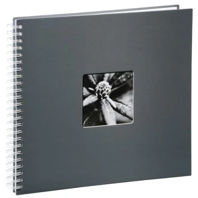 Imagen de Hama Álbum de fotografía con Protectores (360 mm x 320 mm, Papel, 50 páginas) por hasta 300 Fotos 10 15 cm, Gris