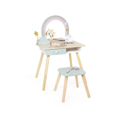 Imagen de Tocador Unicornio de Madera y Accesorios