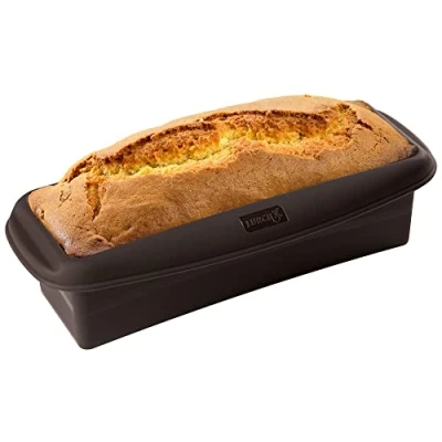 Imagen de Lurch 85038 molde para pan FlexiForm, hornear hecho de 1 silicona platino sin BPA, dimensiones interiores 20 x 6 cm