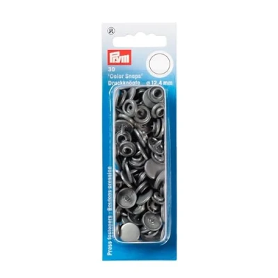 Imagen de Prym 393145 1 Quebrar, Plata/Gris, 12.4 mm, 30
