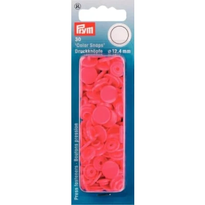 Imagen de Prym 393133 1 Sujetadores A Presión, Frambuesa, 12,4 mm, 30