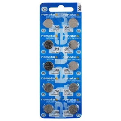 Imagen de RENATA Pila botón óxido de plata 366 1.55V 40mAh Blister(s) x 1