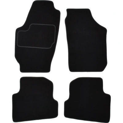Imagen de MAMMOOTH A041 SKO25 PRM 01 Juego de alfombrillas suelo textil delante y detrás 4 negro SKODA: Fabia 2