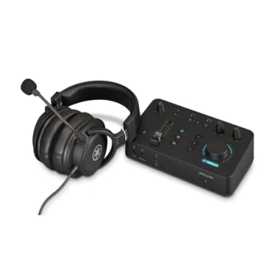 Imagen de Yamaha ZG01 paquete todo en uno, incluye el mezclador de audio transmisión juegos y los auriculares con calidad estudio YH G01, para Windows, Mac, iOS Android