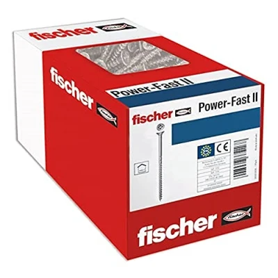 Imagen de fischer tornillos FPF II, Caja de para madera, Cincados, 200 unidades, 3,0x40
