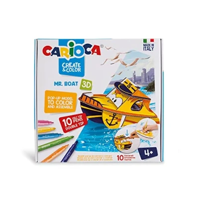 Imagen de Carioca 42905 Muñecos coloreables, color surtido, 1 unità (confezione da 1) (42905)