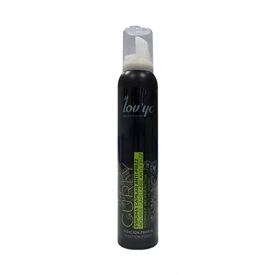Imagen de LOVYC CURLY ESPUMA CAPILAR ANTI FRIZZ FORMULA VEGANA FIJACION FUERTE 200ML