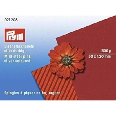 Imagen de Prym Straight Pins, Hierro, Silver, 50 x 1,20mm