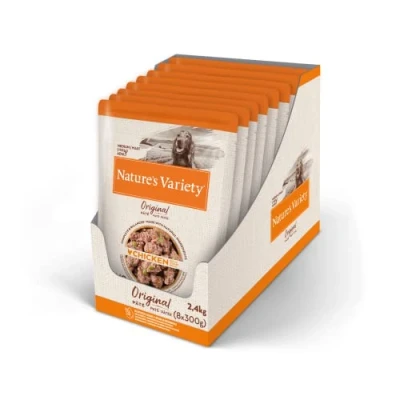 Imagen de Nature&#039;s Variety Original No Grain Paté para Perros Adultos con Pollo Caja 8 x 300 g