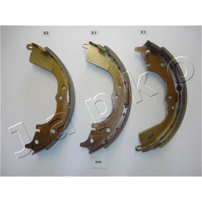 Imagen de JAPKO 55242 Zapatas de Freno Eje trasero 270 57 TOYOTA: HIACE 4 Bus, HILUX 6 Pick up, Kasten