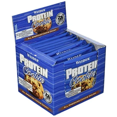 Imagen de Weider Protein Cookies Double Choco Chip 12 x 90g. Galleta de proteínas 100% vegana.