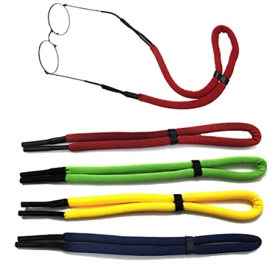 Imagen de Deportes gafas de Sol Soporte Correa 4 Piezas Cordon Elástico Flotante para Gafa Clásica Cuerda Unisexo Ajustable Retenedor