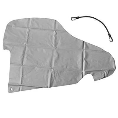 Imagen de cartrend 10260 Cubierta Universal para Barra de Remolque Caravana, con Cerradura Caja, Modelo Grande, Protectora Enganche