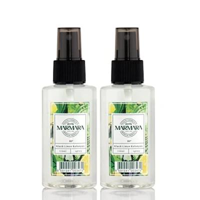 Imagen de MARMARA Kolonya Spray Limon Agua aromática Turca Afeitshave de afeitar Colonia Limón Eau Cologne Lemon (2 x 110 ml)