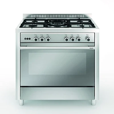 Imagen de Vitrokitchen MX96IN Independiente Encimera de gas Acero inoxidable Cocina (Cocina independiente, inoxidable, Giratorio, Parte superior delantera, gas, medio)
