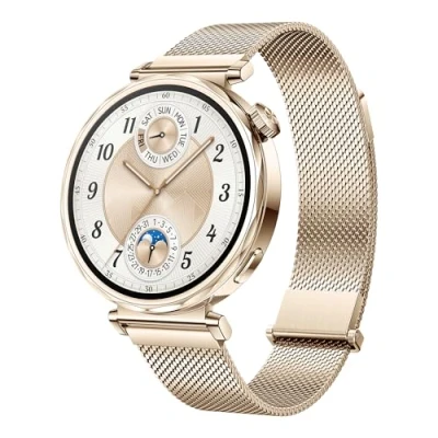 Imagen de HUAWEI Watch GT 5 41mm Smartwatch, Silueta con Diseño Sofisticado, Nueva Experiencia Running y Ciclismo, Seguimiento de Salud, 7 Días Duración la Batería, iOS &amp; Android, Dorada