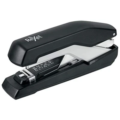 Imagen de Rexel Supreme Omnipress 2115679 grapadora de tira completa, capacidad 30 hojas, plana, incluye grapas, cuerpo metal, color negro