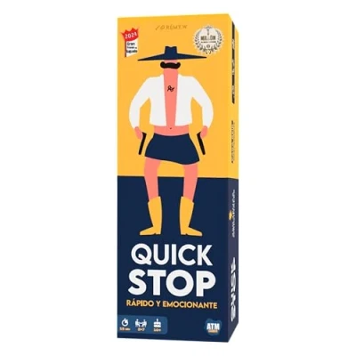 Imagen de Quick Stop: Juego de Mesa Dinámico para Familia y Amigos Gran Premio del Juguete 2024 Creatividad Rapidez Versión Entretenida Stop Español