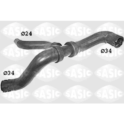 Imagen de SASIC SWH6625 Manguitos de Radiador a la izquierda abajo FIAT: Punto II Hatchback